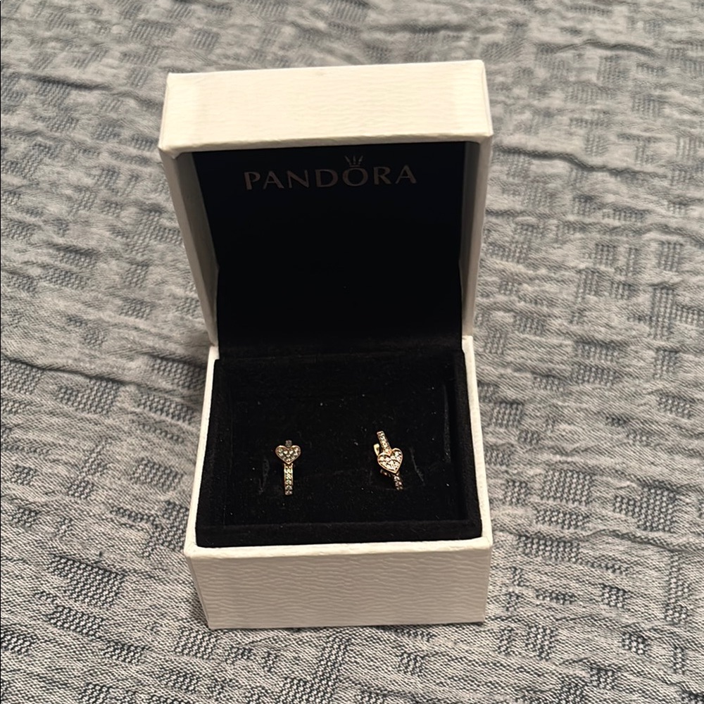 Pandora Rose Gold Hoop Earrings